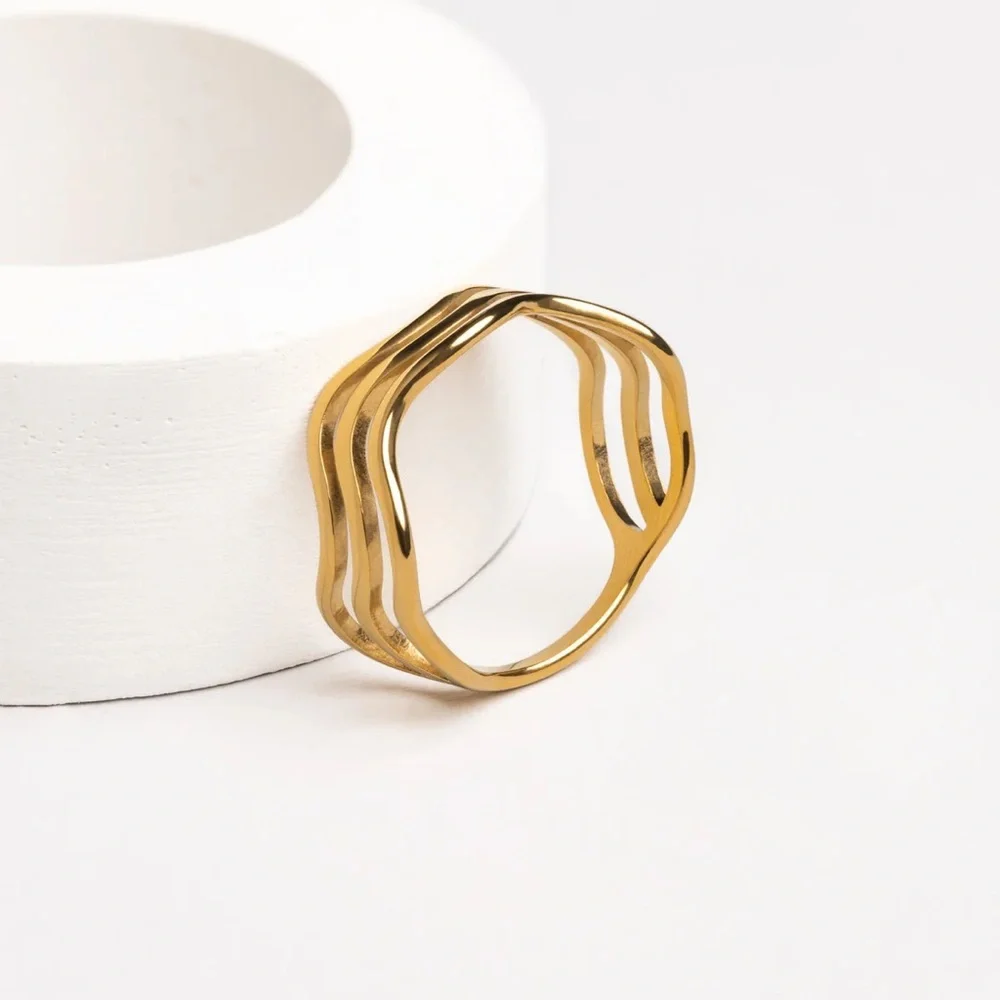 Atolea Ocean Ring - Size 8 - New w/ Dust Bag - Picture 8 of 11